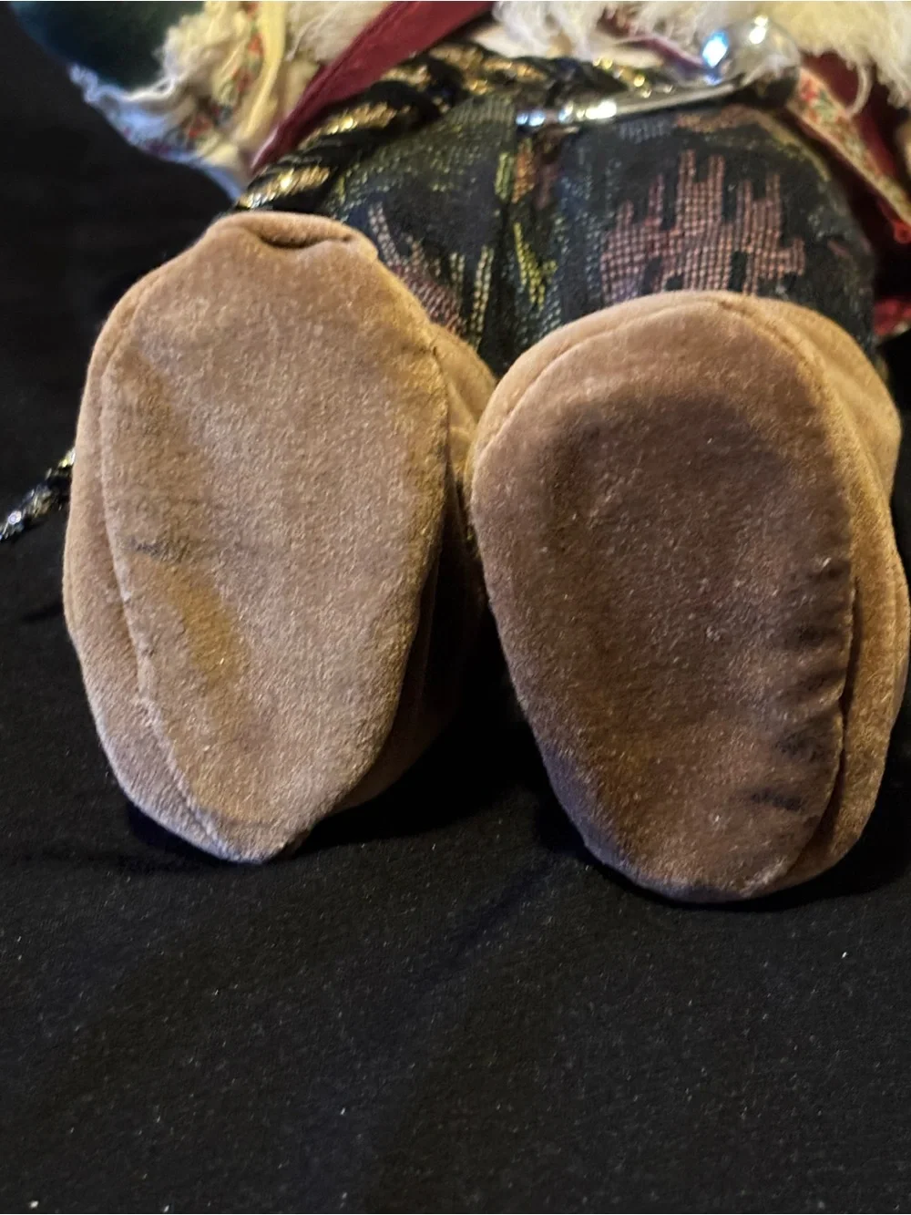 Plush St Nicholas or Old World Christmas Santa Figure.